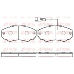 Stabdžių trinkelių rinkinys, diskinis stabdys REMSA 0960.21