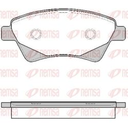 Stabdžių trinkelių rinkinys, diskinis stabdys REMSA 0976.20