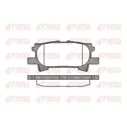 Stabdžių trinkelių rinkinys, diskinis stabdys REMSA 1040.00