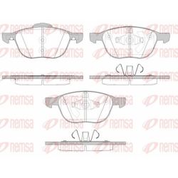Stabdžių trinkelių rinkinys, diskinis stabdys REMSA 1082.15