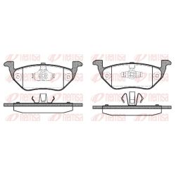 Stabdžių trinkelių rinkinys, diskinis stabdys REMSA 1125.00