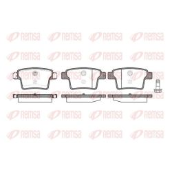 Stabdžių trinkelių rinkinys, diskinis stabdys REMSA 1149.10