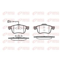 Stabdžių trinkelių rinkinys, diskinis stabdys REMSA 1183.02