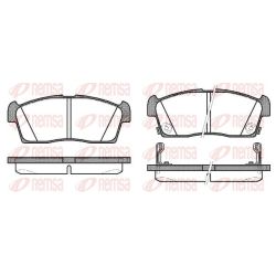 Stabdžių trinkelių rinkinys, diskinis stabdys REMSA 1199.02