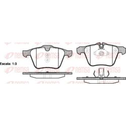 Stabdžių trinkelių rinkinys, diskinis stabdys REMSA 1217.00