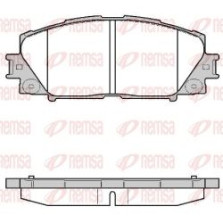 Stabdžių trinkelių rinkinys, diskinis stabdys REMSA 1224.10
