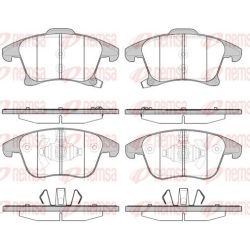 Stabdžių trinkelių rinkinys, diskinis stabdys REMSA 1249.22