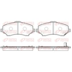 Stabdžių trinkelių rinkinys, diskinis stabdys REMSA 1259.02