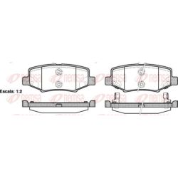 Stabdžių trinkelių rinkinys, diskinis stabdys REMSA 1264.02
