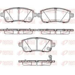 Stabdžių trinkelių rinkinys, diskinis stabdys REMSA 1281.11