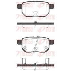 Stabdžių trinkelių rinkinys, diskinis stabdys REMSA 1286.22