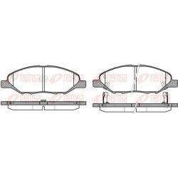 Stabdžių trinkelių rinkinys, diskinis stabdys REMSA 1293.02