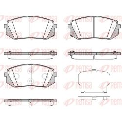 Stabdžių trinkelių rinkinys, diskinis stabdys REMSA 1302.43