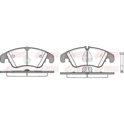 Stabdžių trinkelių rinkinys, diskinis stabdys REMSA 1304.10
