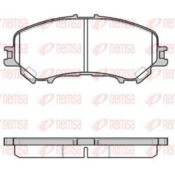 Stabdžių trinkelių rinkinys, diskinis stabdys REMSA 1318.22