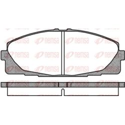 Stabdžių trinkelių rinkinys, diskinis stabdys REMSA 1325.00