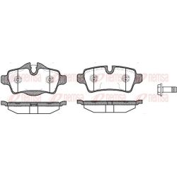 Stabdžių trinkelių rinkinys, diskinis stabdys REMSA 1344.00