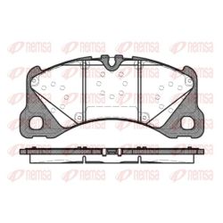 Stabdžių trinkelių rinkinys, diskinis stabdys REMSA 1345.40