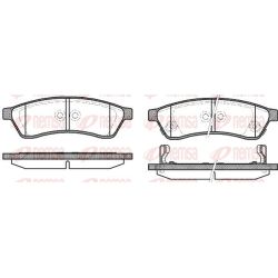 Stabdžių trinkelių rinkinys, diskinis stabdys REMSA 1349.02