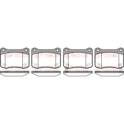 Stabdžių trinkelių rinkinys, diskinis stabdys REMSA 1353.02