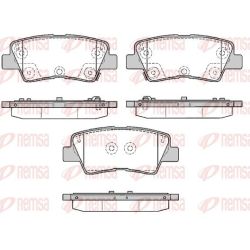 Stabdžių trinkelių rinkinys, diskinis stabdys REMSA 1362.85