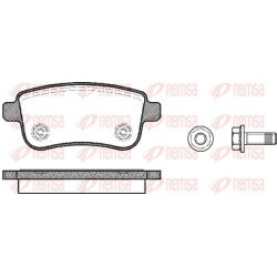 Stabdžių trinkelių rinkinys, diskinis stabdys REMSA 1387.00