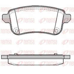Stabdžių trinkelių rinkinys, diskinis stabdys REMSA 1387.10