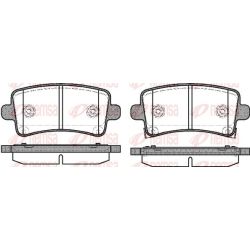 Stabdžių trinkelių rinkinys, diskinis stabdys REMSA 1388.04