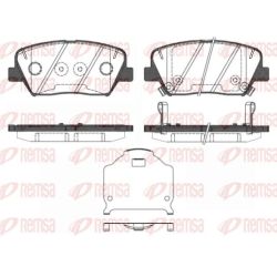 Stabdžių trinkelių rinkinys, diskinis stabdys REMSA 1412.02