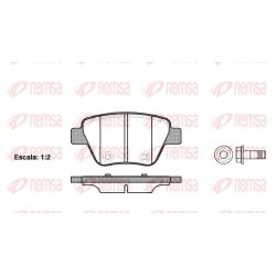 Stabdžių trinkelių rinkinys, diskinis stabdys REMSA 1420.00