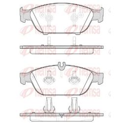 Stabdžių trinkelių rinkinys, diskinis stabdys REMSA 1441.10
