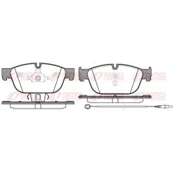 Stabdžių trinkelių rinkinys, diskinis stabdys REMSA 1451.01