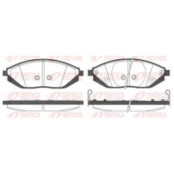 Stabdžių trinkelių rinkinys, diskinis stabdys REMSA 1472.02