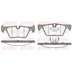 Stabdžių trinkelių rinkinys, diskinis stabdys REMSA 1476.00