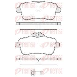 Stabdžių trinkelių rinkinys, diskinis stabdys REMSA 1503.00