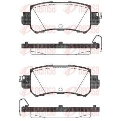 Stabdžių trinkelių rinkinys, diskinis stabdys REMSA 1507.00