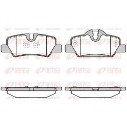 Stabdžių trinkelių rinkinys, diskinis stabdys REMSA 1600.00