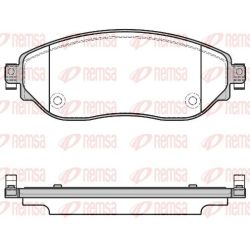 Stabdžių trinkelių rinkinys, diskinis stabdys REMSA 1617.08