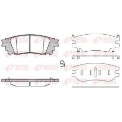 Stabdžių trinkelių rinkinys, diskinis stabdys REMSA 1636.00