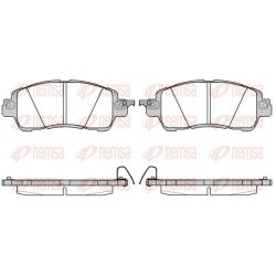 Stabdžių trinkelių rinkinys, diskinis stabdys REMSA 1656.04