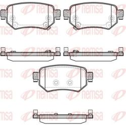 Stabdžių trinkelių rinkinys, diskinis stabdys REMSA 1682.02