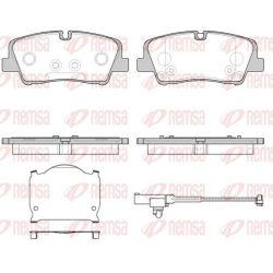 Stabdžių trinkelių rinkinys, diskinis stabdys REMSA 1687.10