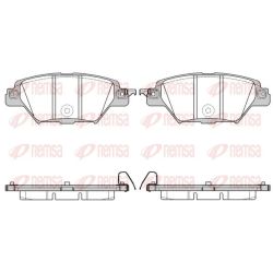 Stabdžių trinkelių rinkinys, diskinis stabdys REMSA 1712.04