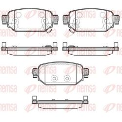 Stabdžių trinkelių rinkinys, diskinis stabdys REMSA 1731.02