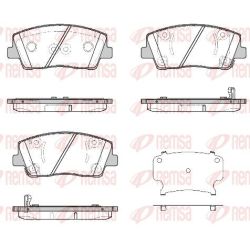 Stabdžių trinkelių rinkinys, diskinis stabdys REMSA 1812.02