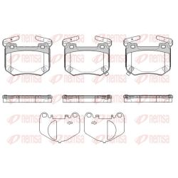 Stabdžių trinkelių rinkinys, diskinis stabdys REMSA 1849.02