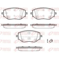 Stabdžių trinkelių rinkinys, diskinis stabdys REMSA 1887.00
