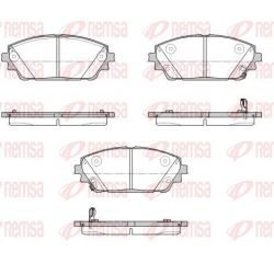 Stabdžių trinkelių rinkinys, diskinis stabdys REMSA 1900.02