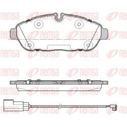 Stabdžių trinkelių rinkinys, diskinis stabdys REMSA 1931.01