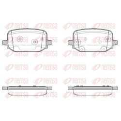 Stabdžių trinkelių rinkinys, diskinis stabdys REMSA 1934.00